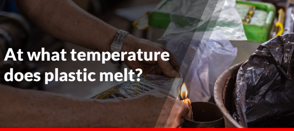 At what temperature does plastic melt?