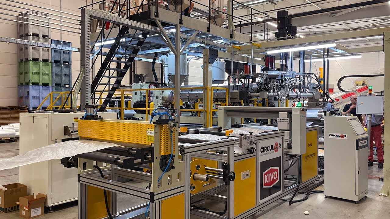 Første meter støbe-ekstruderingslinje | KIVO Flexible Plastics